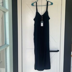 Universal Thread Black Spaghetti Strap Maxi Dress